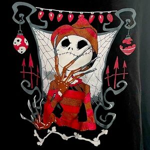 Nightmare on Elm Street before Christmas tank XL Freddy Krueger Jack Skellington